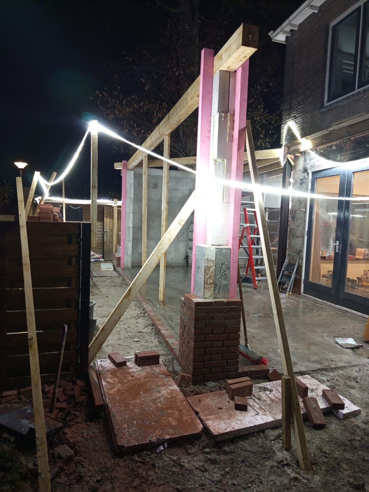 Construction progress